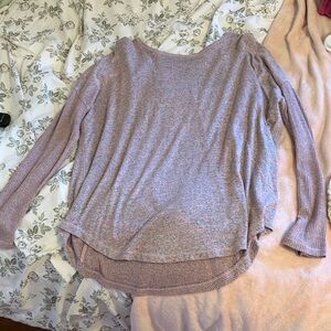 Women's Pink Long Sleeve Top